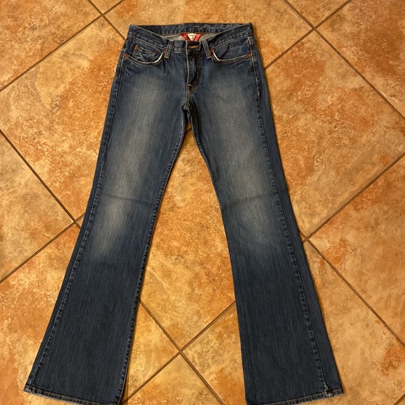 Lucky Brand long inseam flared wide leg jeans NWT - Picture 2 of 5